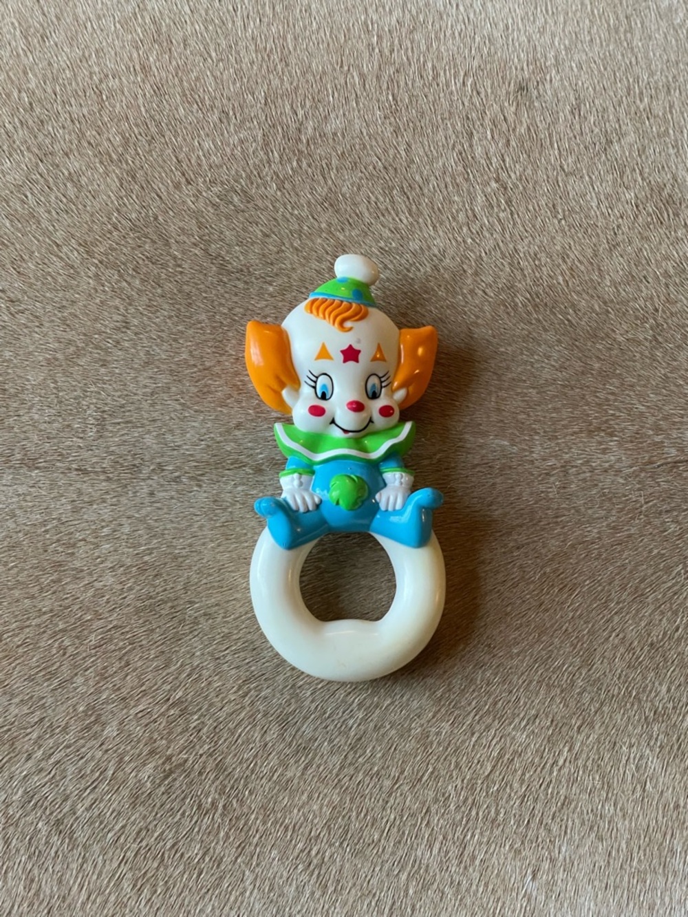 1992 Remco Baby Clown Teether Rattle